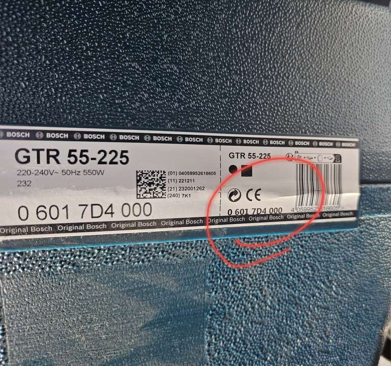 Bosch Professional Trockenbauschleifer Gtr 55-225 inkl Koffer (Hornbach TPG sogar für 212,06 EUR)