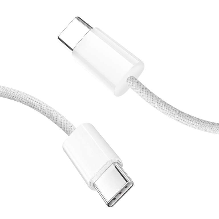 Apple USB-C Ladekabel, 240 W, 2 m, Weiß, USB-C Woven Cable
