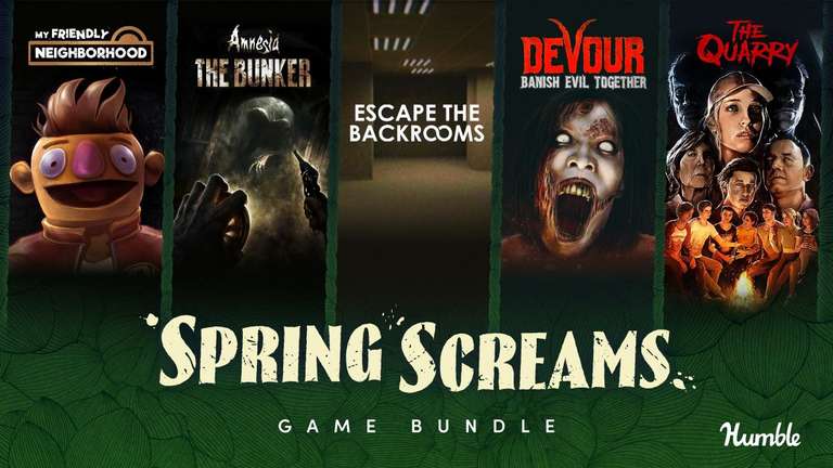 Spring Screams Bundle - Escape the Backrooms, DEVOUR, Demonologist, FOREWARNED für pc (Steam)