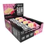 130° - Warrior Raw Proteinriegel 12 x 75 g – Weiße Schokolade 12 Riegel, ballaststoffreich, mit Protein & Hafer