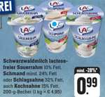 Schwarzwaldmilch LAC lactosefreie Schlagsahne, Schmand oder Sauerrahm für 0,49 € je 200g (Angebot + Coupon) [Edeka Südwest] - laktosefrei