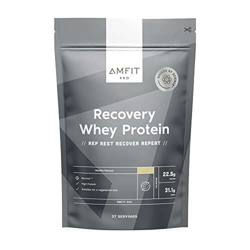 Amfit Nutrition Recovery Molkeneiweiß, Vanillegeschmack, 2.27kg
