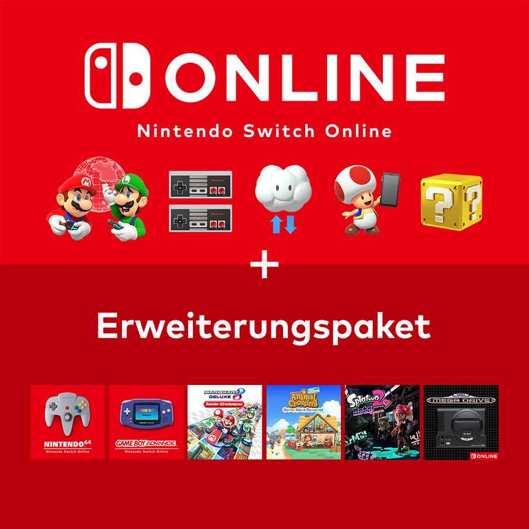 [cdkeys] Nintendo Switch Online Family + Erweiterungspaket 12 Monate, bei 8 Personen keine 7€ pro Person