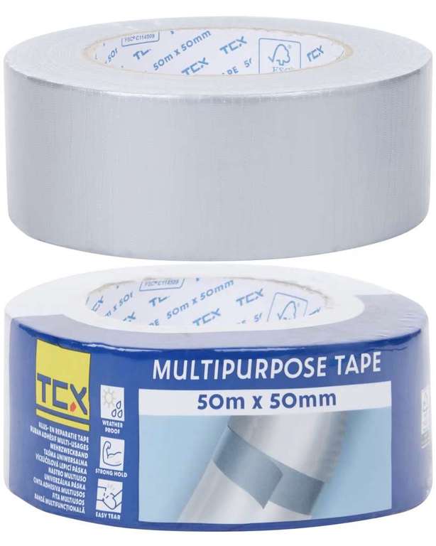 TCX DUCT Tape 50m x 50mm für 1,99€ bei Action | mydealz