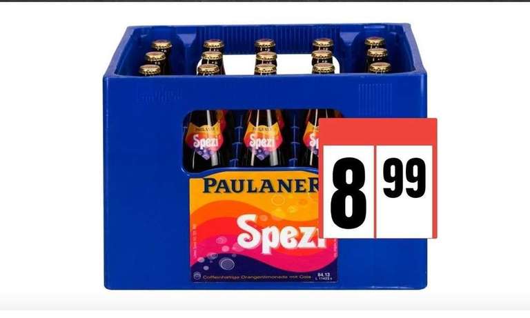 Paulaner Spezi Kiste 20x0,5L Samstagsknüller Netto Hohenlohekreis