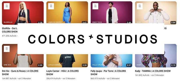 COLORS X STUDIOS Sale auf Fashion (Sweater, Hoodies, Shirts etc.), z.B. T-Shirt für 10 € + Versand