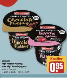 Ehrmann High Protein Pudding oder High Protein Joghurt