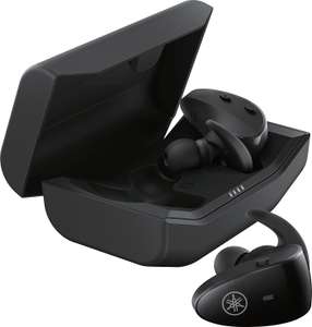 Yamaha TW-ES5A TWS In-Ears (Bluetooth 5.2, aptX HD & Adaptive, 9/34h Akku, USB-C, Umgebungsmodus, Klang-Personalisierung, Ohrflügel, IPX7)