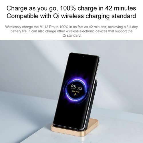 Xiaomi Wireless Charging Stand mit 50 W für 23,15€ + Versand (3€)