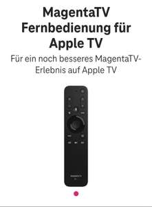MagentaTV Fernbedienung kompatibel mit Apple TV Apple