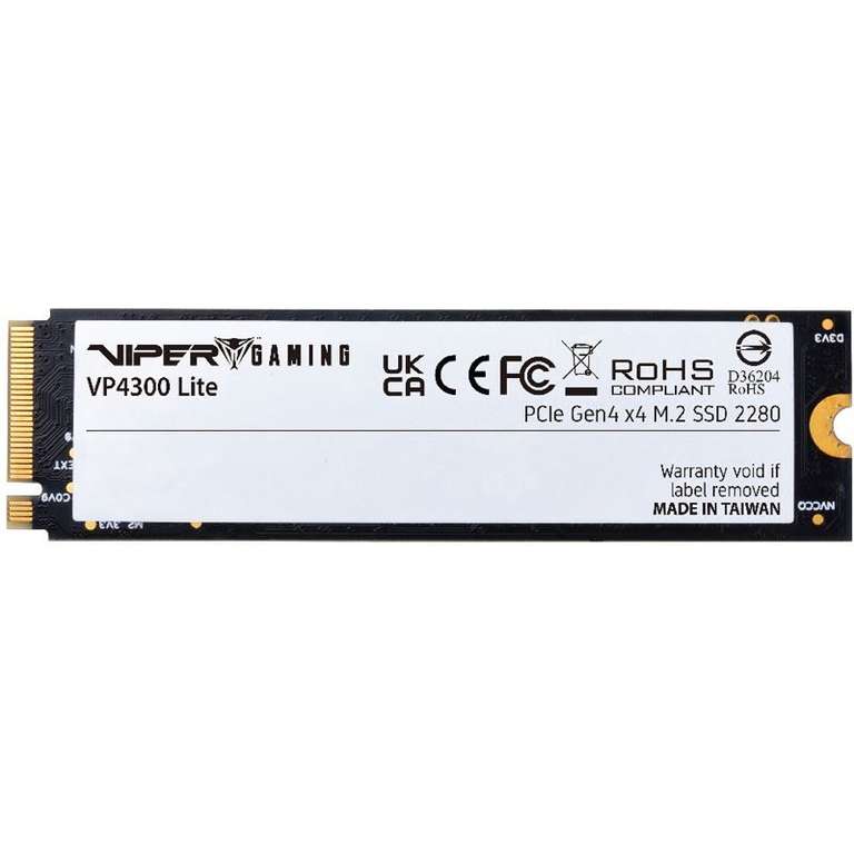 1TB Patriot Viper VP4300 Lite M.2 2280 PCIe 4.0 x4 3D-NAND TLC (VP4300L1TBM28H)