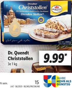 Dr. Quendt Dresdner Christstollen (1000 g)/(1 kg) (Kaufland/Lidl)