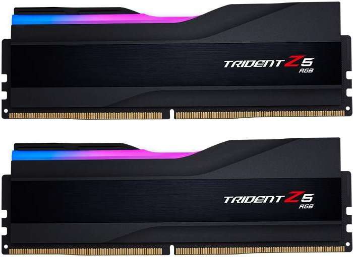 G.Skill Trident Z5 RGB DDR5-6000 DIMM Kit 32GB Arbeitsspeicher schwarz (2x 16GB, CL40-40-40-96, Intel XMP 3.0)