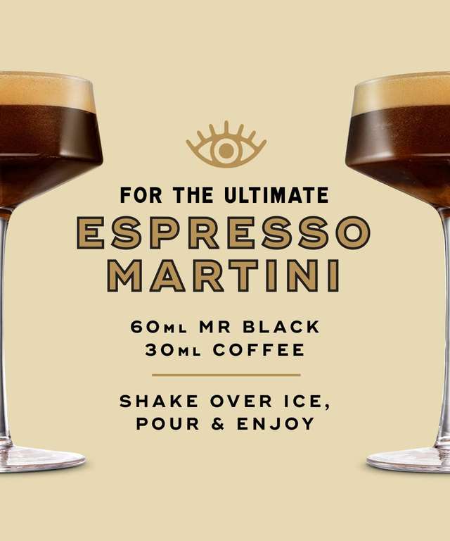Mr Black Kaffeelikör | Cold Brew | Aus 100% Arabica-Kaffee | Perfekt in Espresso Martini | 700ml (Prime)