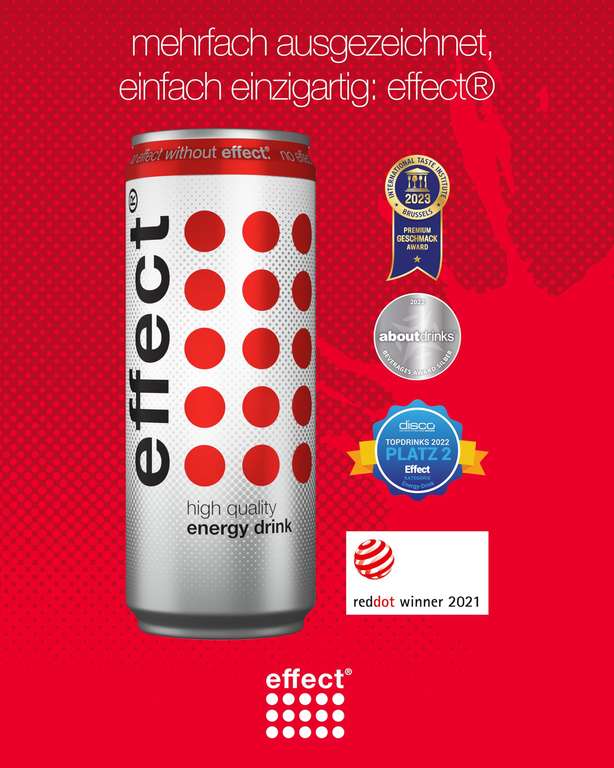 (PFANDFEHLER) effect CLASSIC Energy Drink - 24 x 0,25l Dose - Effektiv 8,36€!