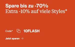 Zalando Sale bis zu -70% + zusätzlich -10% auf ausgewählte Artikel (z.B. Air Max 90 für 88€ oder Tommy Hilfiger Baumwoll Mütze für 19.75€)