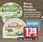 [Hit + Marktguru] Petrella Käse, verschiedene Sorten, rechnerisch 70 Cent die Packung (Angebot 1,39 € -50 % Cashback) 3x einlösbar