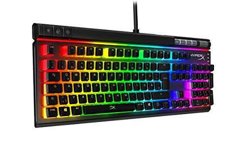 HP HyperX Alloy Elite 2 Mechanische Gaming-Tastatur, LEDs RGB, HyperX RED