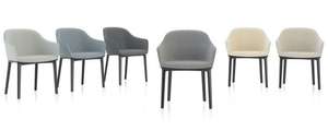 Vitra Softshell Chair, Gestell chocolate, Bezug Laser in 6 Farben, Design: Ronan & Erwan Bouroullec [Vitra]