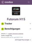 (Google Play Store) Futorum H15 Zifferblatt (WearOS Watchface)