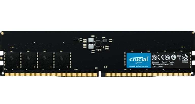 16GB (1x16GB) Crucial DDR5-5600 CL46 RAM Arbeitsspeicher