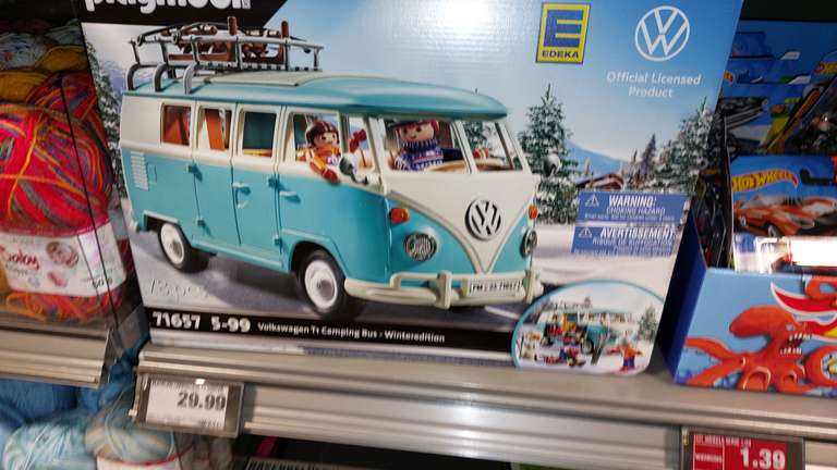 [LOKAL Wiesentheid Edeka Tetzlaff] Edeka Playmobil Volkswagen T1 WinterEdition