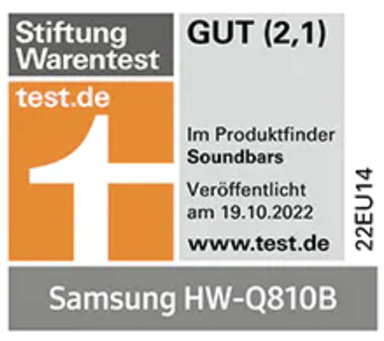 Samsung HW-Q810B, Soundbar mit Dolby Atmos- und DTS:X 410,76€ zzgl. 6,99€ Versand (abzgl.50€ Cashback möglich)