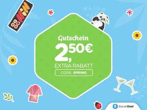 [SocialDeal] Gutschein 2,50€ Extra-Rabatt