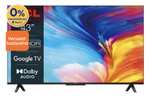 TCL LED TV 43P635 (43 Zoll (109 cm), 4K UHD, HDR, Smart TV, Sprachsteuerung (Alexa, Google Assistant), Google TV)