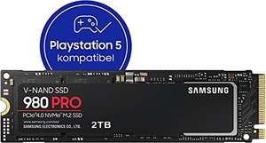 Samsung 980 PRO 2 TB PCIe 4.0 (bis zu 7.000 MB/s) NVMe M.2