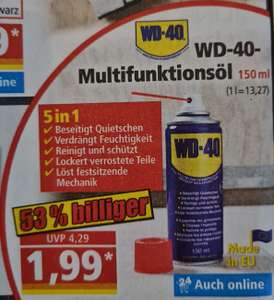 WD-40 Multifunktionsöl 150 ml bei Norma ab 14.03