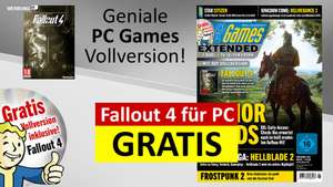 Fallout 4 PC inkl. PC Games Extended Magazin für 8,50€ zzgl. 2,10€ Versandt