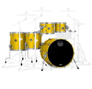 Schlagzeug Sammeldeal (6), z.B. Mapex Saturn Evolution Maple, Schlagzeug-Kesselsatz, Farbe Tuscan Yellow MXSE628XM [Justmusic]