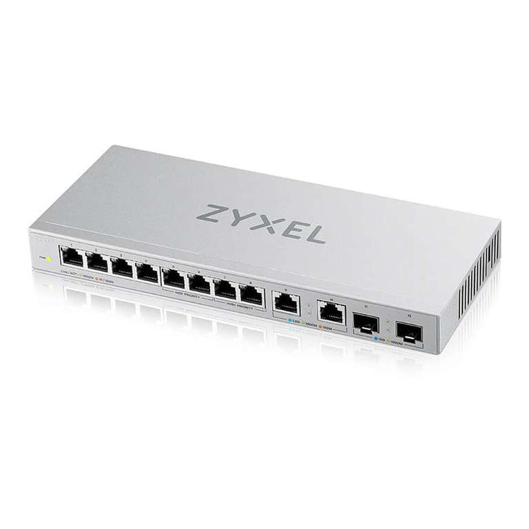 [online/ lokal H-Laatzen] Zyxel XGS 1010 unmanaged Switch mit 8x 1 Gbit/s, 2x 2,5 Gbit/s & 2x SFP+ (10 Gbit/s), IGMPv2-Unterstützung