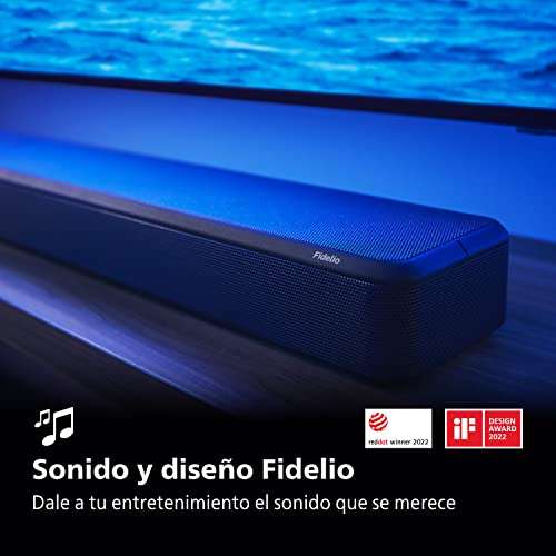 [Amazon.it] PHILIPS Audio Fidelio FB1 7.1.2-Kanal Soundbar mit Integriertern Subwoofer, 620W, Dolby Atmos,IMAX Enhanced, HDMI eARC, DTS