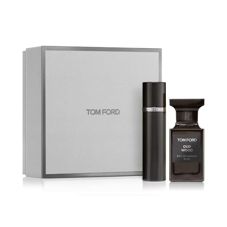 Tom Ford Oud Wood Set (Eau de Parfum 50ml + Refillable Atomizer 10ml)