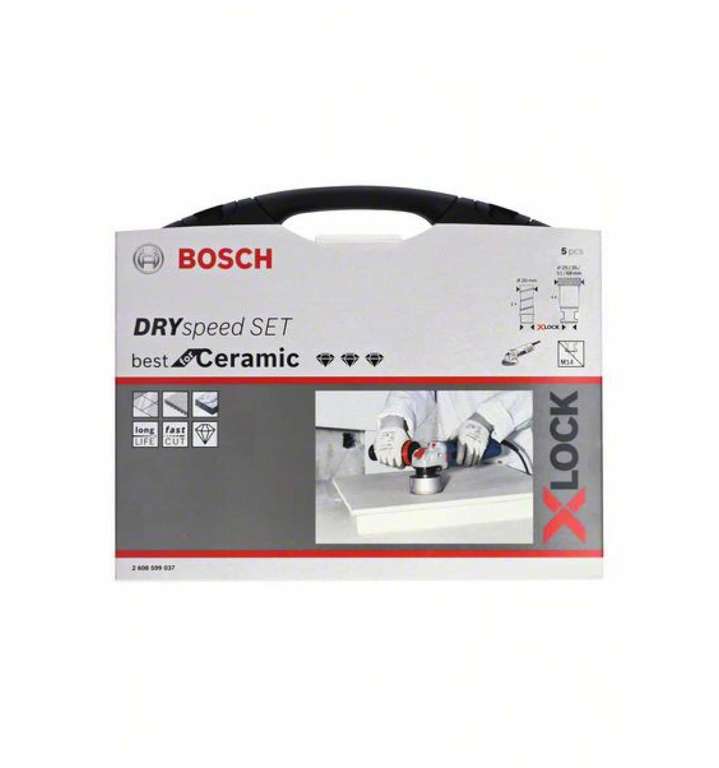 Bosch Professional Diamanttrockenbohrer-Set X-LOCK Best for Ceramic Dry Speed, 20 - 68 mm, Set, 5-tlg., 20/25/35/51/ 68 mm