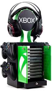 Numskull Offizieller Aufbewahrungsschrank für Xbox Spiele inklusive Kopfhörerständer und Controller-Halter [Amazon Prime]