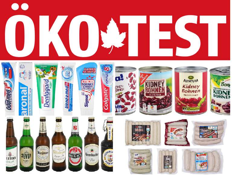 [ÖKO-TEST] 47 Tests gratis abrufbar | z.B. Bier, Bratwurst, Zahnpasta, Kidneybohnen, ...