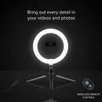 Amazon Prime Day LED Ringlicht 20cm von SBS, mit Stativ, Intensitätseinstellung, drahtlose Fernbedienung