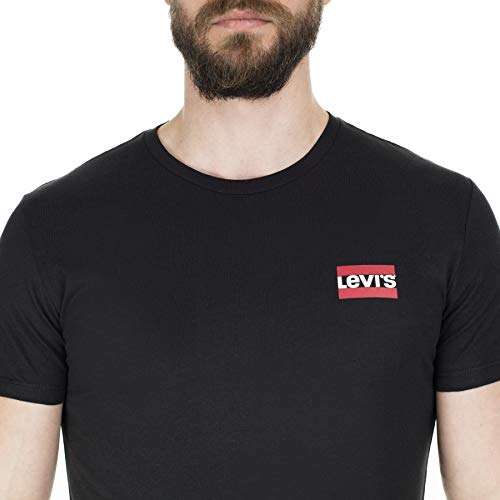 Levi's Herren 2-Pack Crewneck Graphic Tee T-Shirt (2er Pack) PRIME