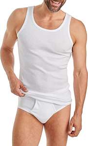 15er Pack - LeGiorgio – Feinripp Achsel-/ Unterhemd für Herren, Stück ~ 2,22€ (Weiß, Verschiedene Größen M-3XL, 100% gekämmter Baumwolle)