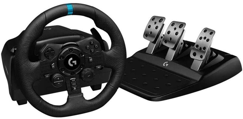 Logitech G923 TRUEFORCE Rennlenkrad mit Pedalen (PC) für 209,90 € bei Amazon