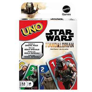 [Amazon] (Prime oder Abholstation) Mattel UNO Star Wars The Mandalorian Edition, Kartenspiel, deutsche Version - ab 7 Jahren