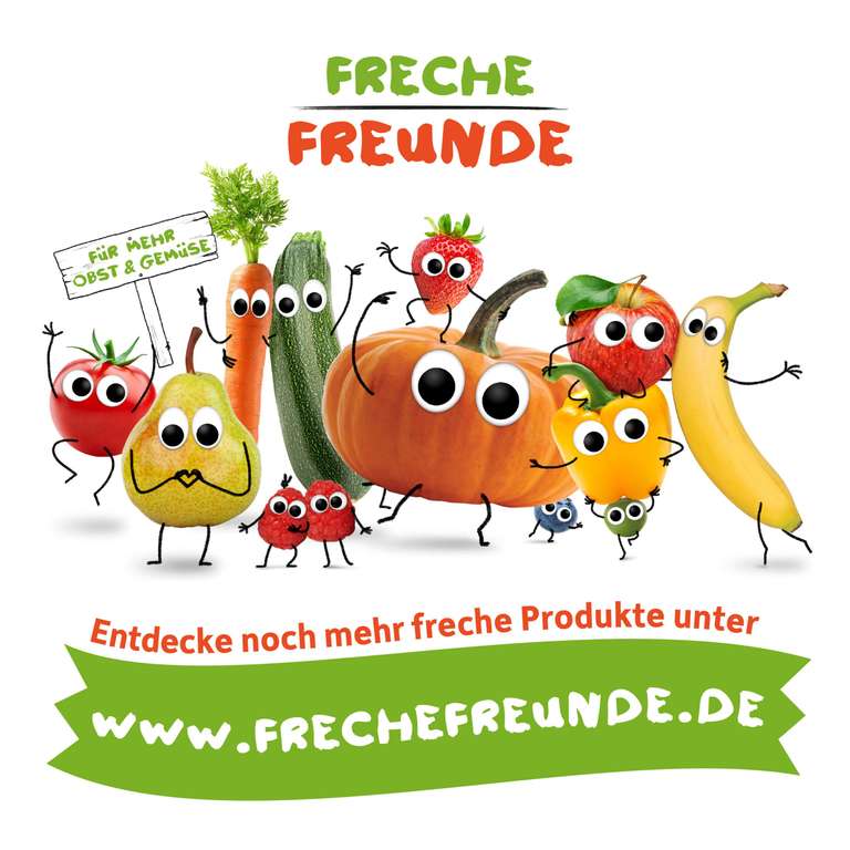 FRECHE FREUNDE Bio Quetschie Apfel, Birne und Passionsfrucht, 6er Pack (6 x100 g), 3,26€ möglich (prime)