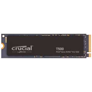 Crucial T500 SSD 2TB PCIe Gen4 NVMe M.2 Interne SSD, CT2000T500SSD8