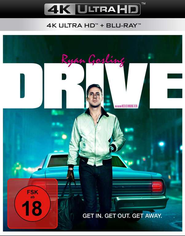 Drive | 4K Ultra HD + Blu-Ray | Ryan Gosling | FSK18 | Prime