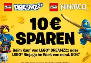 [Smythstoys] 10€ Rabatt auf Lego Ninjago & Dreamzzzz ab 50€ MBW