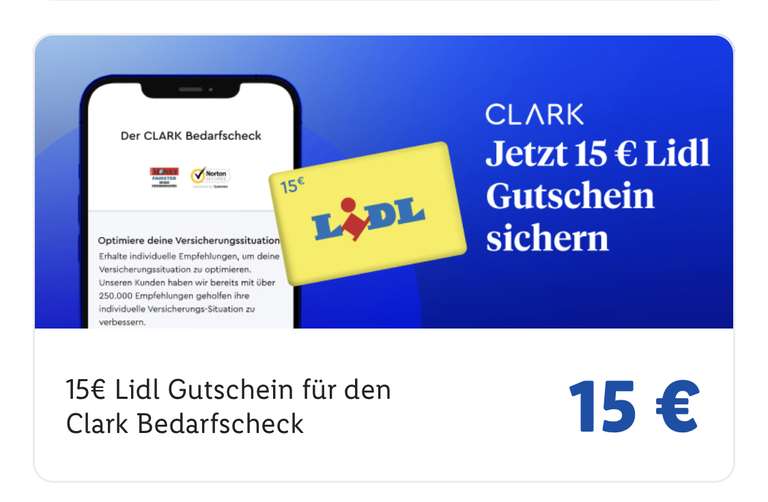 15€ Lidl Gutschein für Bedarfscheck bei CLARK