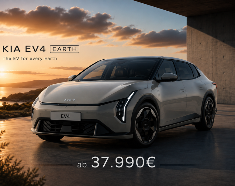 Kia EV4 Earth mit Vollausstattung/81,4 kWh/204 PS/594 km Rw (dt. Neuwagen/förderfähig /Rahmenabkommen) | als Tageszul. 37.990€| auch Leasing